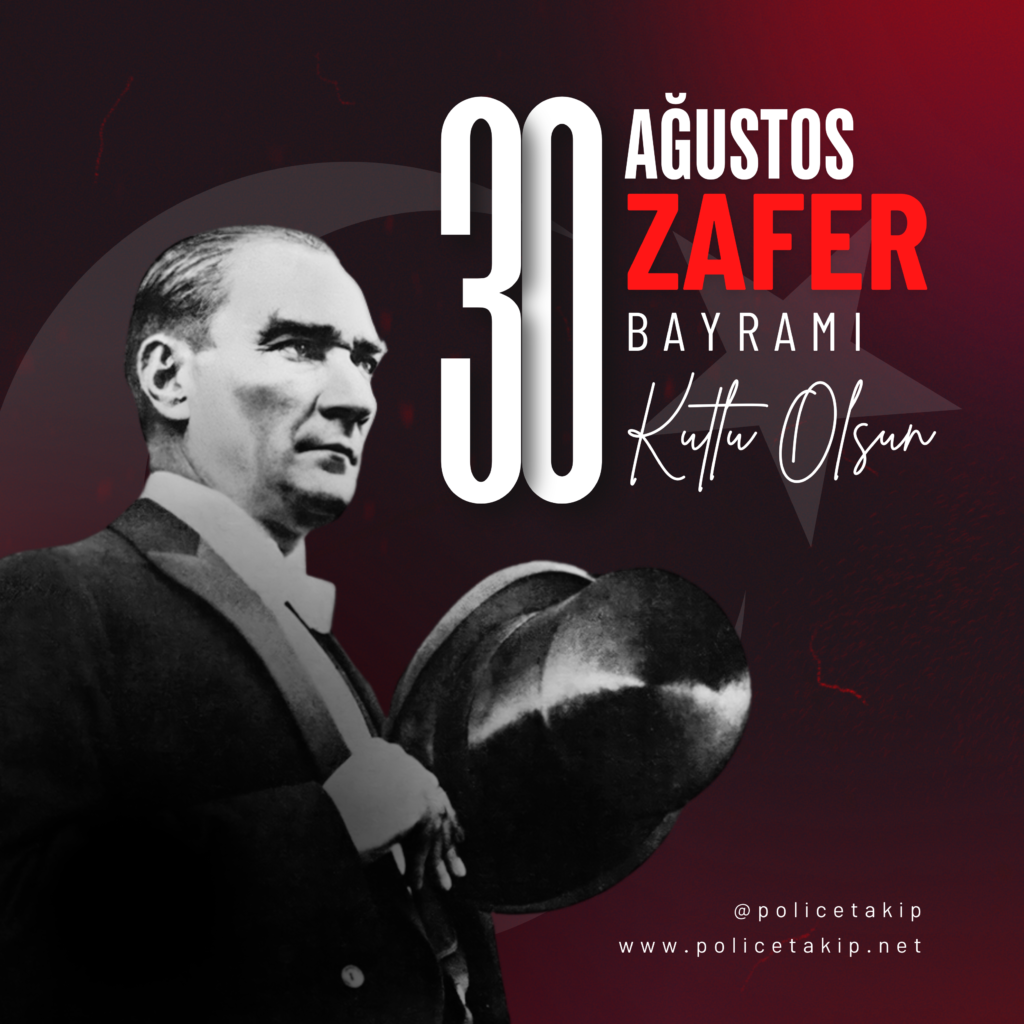 30 Ağustos Zafer Bayramı 1 | Poliçe Takip.Net 30 Ağustos Zafer Bayramı, Türkiye Cumhuriyeti'nin bağımsızlık mücadelesinin en büyük zaferlerinden birinin yıl dönümüdür. 1922'de Gazi Mustafa Kemal Atatürk'ün önderliğinde kazanılan bu zafer, Türk milletinin özgürlüğe ve bağımsızlığa olan sarsılmaz inancının bir sonucudur. Büyük Taarruz ve Başkomutanlık Meydan Muharebesi, sadece askeri bir başarı değil, aynı zamanda bir milletin yeniden doğuşunun simgesidir. Türk milleti, bu zaferle tarih sahnesinde yeni bir sayfa açmış, bağımsızlık ve özgürlük yolunda kararlılığını bir kez daha tüm dünyaya göstermiştir. 30 Ağustos'ta sadece askeri zafer değil, aynı zamanda bir milletin kendi kaderini tayin etme iradesi de kutlanmaktadır. Atatürk'ün liderliğinde, Türk milleti bağımsızlık ateşini yeniden yakmış ve işgal altındaki vatanını kurtarmak için canla başla mücadele etmiştir. 30 Ağustos Zafer Bayramı, her yıl coşkuyla kutlanarak, bu büyük mücadelenin ve özgürlüğün ne denli değerli olduğunun altını çizer. Bugün, geçmişin kahramanlarını anarken, aynı zamanda geleceğe umutla bakmak ve Türkiye Cumhuriyeti'ni daha ileriye taşımak için bir ilham kaynağı olarak görmeliyiz. Bugün, başta Gazi Mustafa Kemal Atatürk olmak üzere, bağımsızlık mücadelesinde emeği geçen tüm kahramanlarımızı rahmet ve minnetle anıyoruz. 30 Ağustos Zafer Bayramı, milletimizin azim ve kararlılığının en büyük göstergesidir. Geleceğimizin teminatı olan genç nesillere, bu ruhu ve inancı aşılamak, en büyük sorumluluğumuzdur. Zaferimizin yıl dönümünde, Türkiye Cumhuriyeti'nin ilelebet payidar kalması için çalışmaya, üretmeye ve ülkemizi daha da ileriye taşımaya devam edeceğiz. Zafer Bayramımız kutlu olsun! #30AğustosZaferBayramı #Atatürk #ZaferBayramı #BüyükTaarruz #TürkOrdusu #MilliMücadele #Bağımsızlık #KurtuluşSavaşı #Türkiye #MustafaKemalAtatürk #Özgürlük #VatanSevgisi #Kahramanlık #MilliBirlik #PoliçeTakip #SigortaTakipProgramı #AcentelerinKullandığıProgramlar #PoliçeTakipSistemi #PoliçeTakipYazılımı
