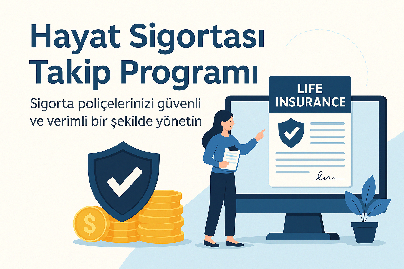 Hayat Sigortası Takip Programı ile Kolay ve Güvenli Sigorta Yönetimi

Bu görsel, Hayat Sigortası Takip Programı'nın sunduğu avantajları ve kullanıcı dostu özellikleri vurgulamaktadır. Program, sigorta poliçelerinizi güvenli bir şekilde takip etmenize olanak tanır ve otomatik hatırlatıcılar ile ödeme tarihlerinin kaçırılmasını engeller. Yatırım geri dönüşleri ve sigorta raporlama özellikleri, kullanıcıların finansal güvenliğini sağlayarak poliçelerinin performansını kolayca analiz etmelerini mümkün kılar. Hayat Sigortası Takip Programı, kullanıcıların sigorta işlemlerini hızlı, güvenli ve verimli bir şekilde yönetebilmelerini sağlayan yüksek performanslı bir yazılımdır.